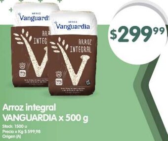 Supermercados Buenos Días VANGUARDIA Arroz integral x 500 g oferta