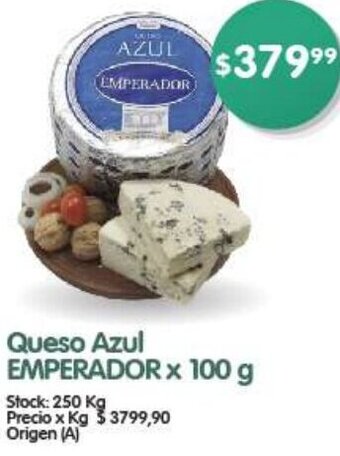 Supermercados Buenos Días EMPERADOR Queso Azul x 100 g oferta