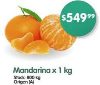 Supermercados Buenos Días Mandarina x 1 kg oferta