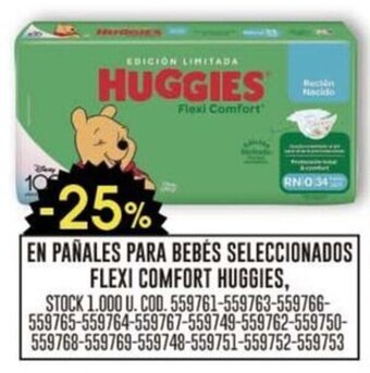 Coto EN PAÑALES PARA BEBÉS SELECCIONADOS FLEXI COMFORT HUGGIES oferta