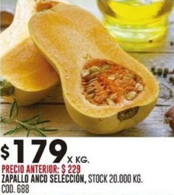 Coto ZAPALLO ANCO SELECCIÓN, X KG. oferta