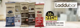 Coto BARRA DE CEREAL VARIOS SABORES LADDUBAR, PAQ. X 30 G. oferta