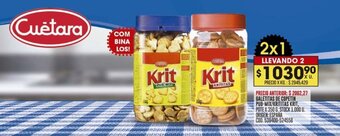 Coto GALETITAS DE COPETÍN PUB-MIX / KRITITAS KRIT, POTE X 350 G. LLEVANDO 2 oferta