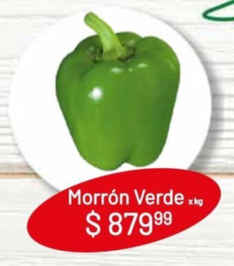 Makro Morrón Verde x kg oferta