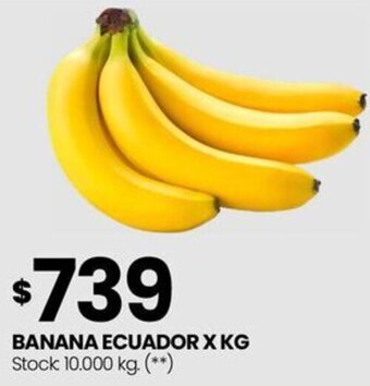 Changomas BANANA ECUADOR X KG oferta