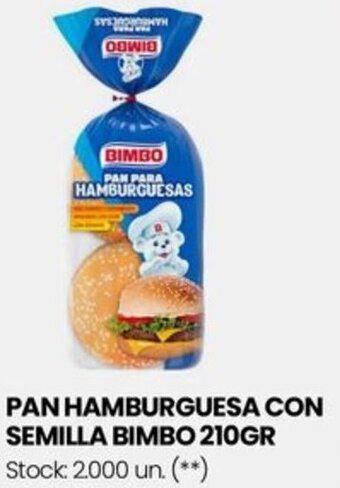 Changomas PAN HAMBURGUESA CON SEMILLA BIMBO 210GR oferta