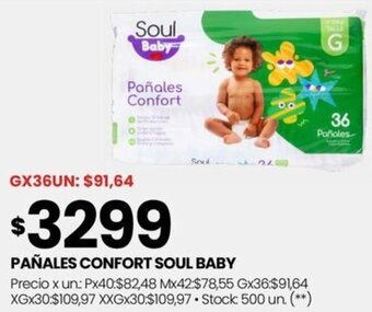 Changomas PAÑALES CONFORT SOUL BABY oferta