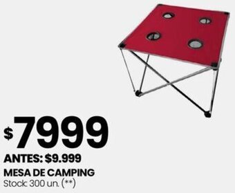 Changomas MESA DE CAMPING oferta