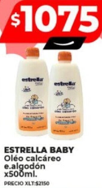 Supermayorista Vital ESTRELLA BABY Oléo calcáreo e.algodón x500ml. oferta