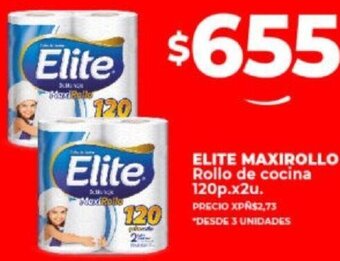 Supermayorista Vital ELITE MAXIROLLO Rollo de cocina 120p.x2u oferta