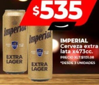 Supermayorista Vital IMPERIAL Cerveza extra lata x 473cc. oferta