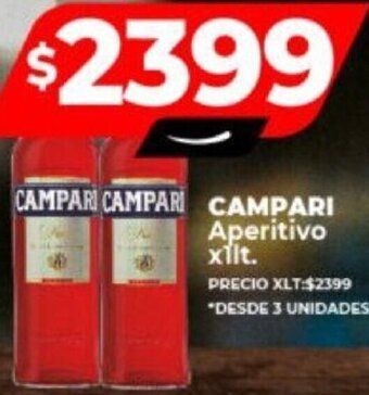 Supermayorista Vital CAMPARI Aperitivo x 1lt oferta
