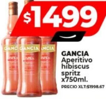 Supermayorista Vital GANCIA Aperitivo hibiscus spritz x750ml. oferta