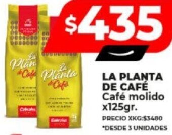 Supermayorista Vital LA PLANTA DE CAFÉ Café molido x125gr. oferta