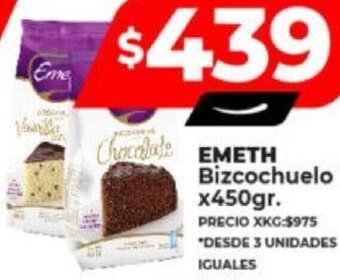 Supermayorista Vital EMETH Bizcochuelo x 450gr. oferta