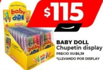 Supermayorista Vital BABY DOLL Chupetin display oferta