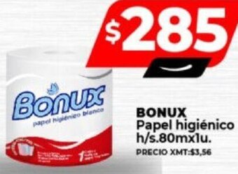 Supermayorista Vital BONUX Papel higiénico h/s 80m x 1u oferta