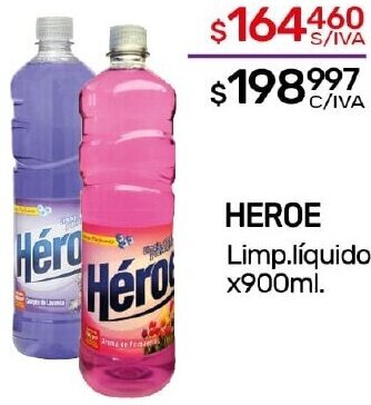 Nini Mayorista HEROE Limp.líquido x900ml. oferta