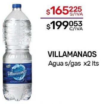 Nini Mayorista VILLAMANAOS Agua s/gas x2 Its oferta