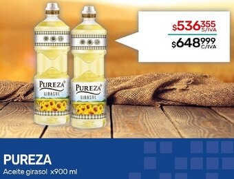 Nini Mayorista PUREZA Aceite girasol x900 ml oferta