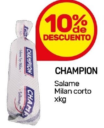 Nini Mayorista CHAMPION Salame Milan corto xkg oferta