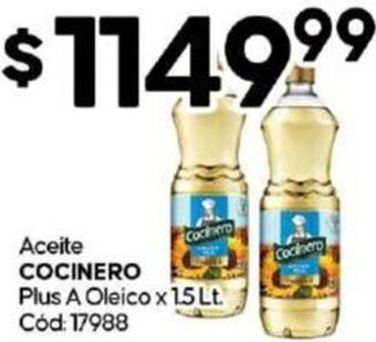 Diarco Aceite COCINERO Plus A Oleico x 15 Lt. oferta