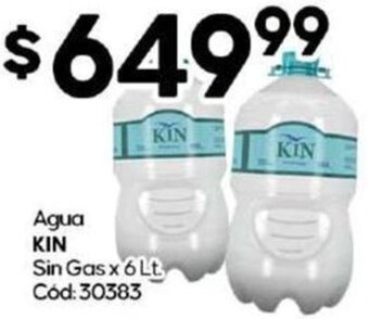 Diarco KIN Agua Sin Gas x 6 Lt oferta