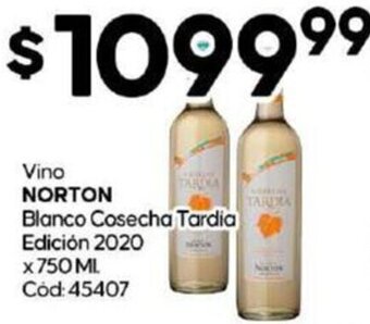 Diarco NORTON Vino Blanco Cosecha Tardia Edición 2020 x 750 ML oferta