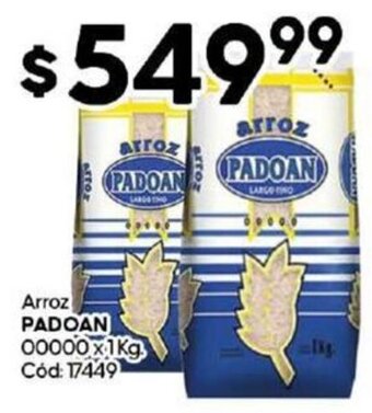 Diarco Arroz PADOAN 00000 x 1kg oferta