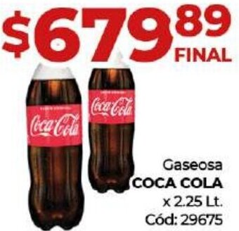 Diarco COCA COLA Gaseosa x 2.25Lt oferta
