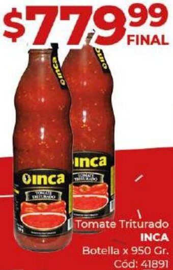 Diarco INCA Tomate Triturado Botella x 950gr oferta