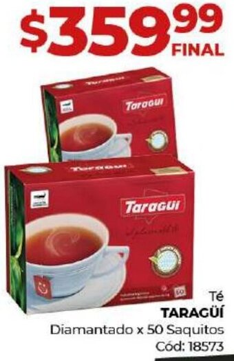 Diarco TARAGÜÍ Té Diamantado x 50 Saquitos oferta