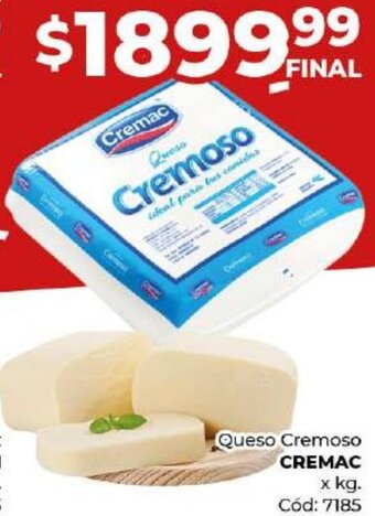 Diarco CREMAC Queso Cremoso x kg. oferta