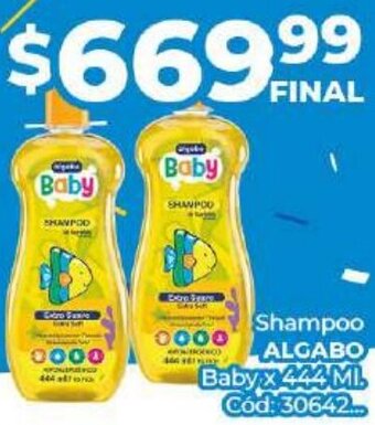 Diarco Shampoo ALGABO Baby x 444 ML oferta