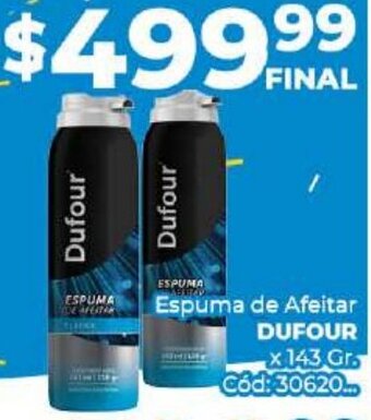 Diarco DUFOUR Espuma de Afeitar X 143 Gr. oferta