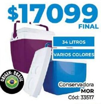 Diarco Conservadora MOR 34 LITROS oferta