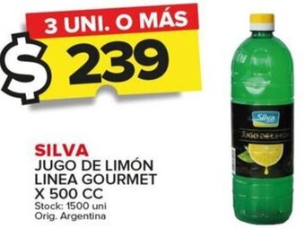 Carrefour Maxi SILVA JUGO DE LIMÓN LINEA GOURMET X 500CC oferta