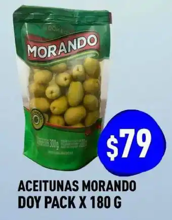 Supermercados Zeta Aceitunas Morando Doy Pack x 180g oferta