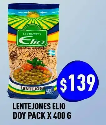 Supermercados Zeta Lentejones Elio Doy Pack x 400g oferta