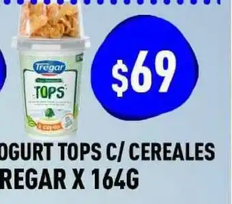 Supermercados Zeta Yogurt Tops C Cereales Tregar x 164g oferta