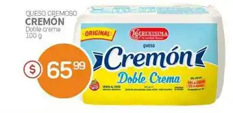 Alvear Queso Cremoso Cremón Doble Crema 100g oferta