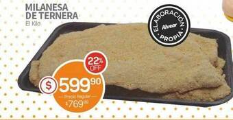 Alvear Milanesa De Ternera oferta