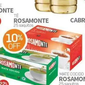 Alvear Té Rosamonte oferta