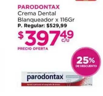 Punto de Salud Pradontax Crema Dental Blanqueador oferta