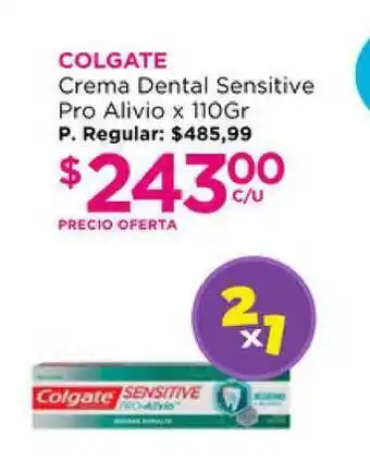 Punto de Salud Colgate Crema Dental Sensitive Pro Alivio x 110gr oferta