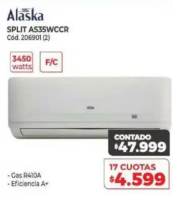 Naldo Lombardi Alaska Split As35wccr oferta