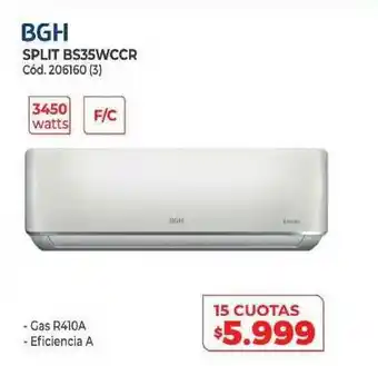 Naldo Lombardi Bgh Split Sb35wccr oferta