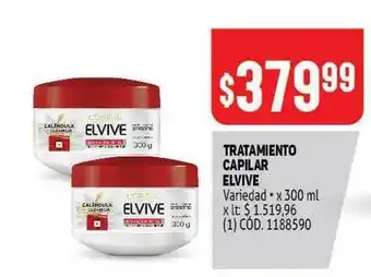 Makro Tratamiento Capilar Elvive x 300ml oferta
