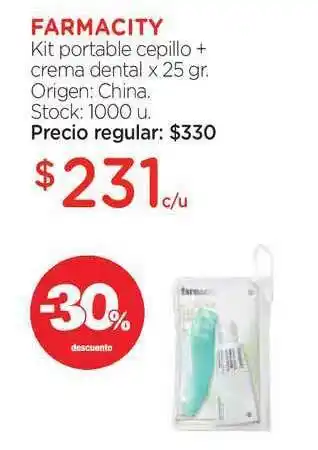 Farmacity Kit Portable Capillo + Crama Dental x 25gr