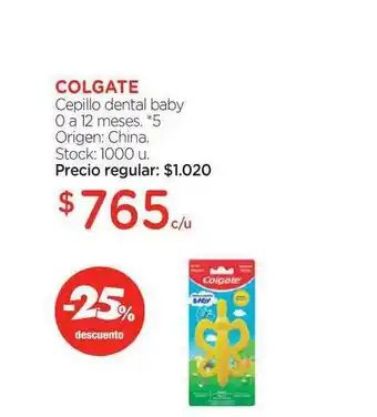 Farmacity Colgate Cepilo Dental Baby 0 A 12 Meses oferta